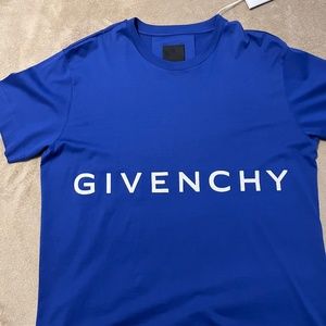 Givenchy classic fit bonded T-shirt -blue